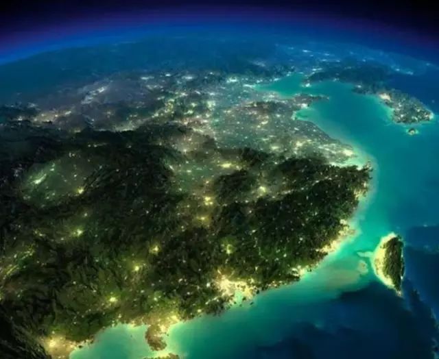 中国城市夜景卫星图，你的城市多发达？世界各国灯光地图，你的国家多繁华！